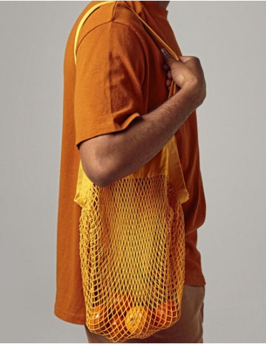 WES-W150-Organic Cotton Mesh Grocery Bag